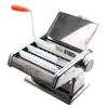 Máquina Prensa Pastas Manual para Uso Doméstico, Pequeña Fabricadora de Pastas Multifuncional, Fabricadora de Wrappers para Empanadas y Wontons de Manivela, Máquina para Hacer Pastas Caseras