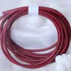 Cuero PU Costura de Borde Núcleo Redondo Envuelto en Correa Correa para Hombro Cuerda Accesorios DIY Tracción Cuerda de Cuero Trenzado