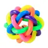 Juguete de Pelota con Cascabeles de Colores para Cachorro de Mascota con Sonido, Molienda de Dientes, Juguete de Entrenamiento Resistente a la Mordida para Cachorros Teddy, Suministros para Mascotas