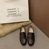 Zapatos Planos de Cuero Negros de Estilo Británico de Moda para Mujer 2026 para Entrevistas y Viajes al Trabajo, Mocasines sin Cordones para Mujer