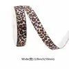 Fita Rosqueada com Impressão Digital Personalizada pelo Fabricante com Fita de Transferência Térmica Fita para Embalagem de Presente Estampa de Leopardo Estampa de Zebra Moda