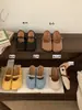 Sapatos Birkenstock Boêmios com Sola Grossa, Tecido que Aumenta a Altura Interna, Brisa Suave da Noite, Novos Mary Jane Meio Chinelos para Uso ao Ar Livre 2026