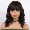 Peluca transfronteriza nueva europea y americana para mujer, pelo corto rizado, estilo bobo, onda de agua, fibra química, peluca, gorro, fábrica, venta al por mayor