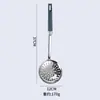 Espátula de acero inoxidable 304 cuchara para sopa espátula casera para cocinar colador cuchara para sopa cuchara espátula engrosada juego de cocina juego de cuatro piezas