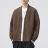 Sudadera Cardigan para Hombre 2025 Otoño Nueva Moda Marca Estilo Hong Kong Holgada Moderna de un Solo Botón Chaqueta Deportiva Casual para Hombre