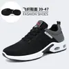 Tênis de Verão Masculino Tamanho Grande de Comércio Exterior, Sapatos Esportivos Respiráveis em Malha, Tênis Casuais da Moda para Corrida