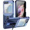 Elegante Anticaída Dos en Uno TPU+PC Adecuado para Funda de Teléfono Móvil Samsung Z Flip6 Adecuado para Z Flip5/4/3