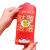 Año del Caballo Pegatina para Teléfono de Oro de 2mg Sobre Rojo Pegatina para Teléfono de Oro Puro 999 Hazte Rico Inmediatamente Sobre de Dinero de la Suerte de Año Nuevo Pequeño Regalo