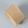 Rollo de tela de yute natural engrosada DIY boda Navidad caja de regalo embalaje decoración del hogar mantel manualidad lino