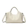 2026 Bolso Cruzado de un Solo Hombro para Mujer Bolso Tote de Gran Capacidad Textura de Cuero Suave Bolso de Mano para la Compra de la Madre