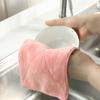 Paño de Limpieza de Terciopelo Coral Muy Absorbente, No Absorbe Aceite Fácilmente, No Deja Pelusa, Paño Espesado de Doble Cara para Lavar Platos para Limpieza de Cocina del Hogar
