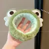 Diadema divertida estilo coreano de dibujos animados para mujer, con diseño de peluche, perfecta para usar al aplicar mascarillas faciales o lavarse la cara, y también adecuada para crear un peinado de coleta alta.