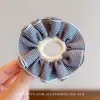 Dulces y Frescos Gomas para el Cabello Infantiles para Niñas, Diademas de Encaje Plegado de Alta Gama, Accesorios para el Cabello que No Dañan el Cabello