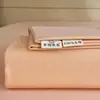 2026 Nuevo Modelo Clase A Grado Maternidad 100% Algodón Cepillado Engrosado Sábana para Cama Estilo Simple Rayada Sábana para Cama del Hogar para Dormitorio