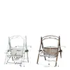 Columpio Exterior Silla Mecedora de Patio Balcón Hierro Silla Colgante Individual y Doble Techo de Tela Cesta Colgante Jardín Interior y Exterior Hamaca de Ocio