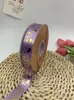 Yum Hecho a Mano Cinta Nueva Cinta Estampada Amor Meteoro Cinta Nueva Termoestable Bronceada Día de San Valentín Seda