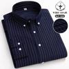 Camisa de Manga Larga para Hombre de Algodón Puro Hilo Oxford para Primavera y Otoño, Personalizada con Bordado de Logo, Camisa de Hombre de Negocios