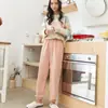 Calça Quente Nova de Fada para Outono e Inverno, Calça Quente, Pijama para Usar por Cima, Veludo Coral Engrossado Solta Casual para Casa Calça Feminina