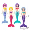 Nuevo Juguete de Buceo de Verano Transfronterizo Piscina Infantil Entrenamiento Juego Agua Cabello Corto Negro Luminoso Giratorio Sirena Serpiente