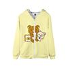 Sudadera con capucha y cremallera para hombre y mujer, informal, con estampado perimetral de oso Komatsu, de Amazon, transfronteriza