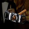 Baicheng Tijeras de Acero Inoxidable de Doble Filo para Cortar Puros Cubanos Herramientas para Puros Set para Fumar Boutique