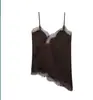 Exportación Transfronteriza Estilo Europeo y Americano Verano 2025 Nuevo Sexy Encaje Decorativo Estilo Ropa Interior Tirantes Top Interior