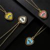 Australia y la antigua fuente transfronteriza de mercancías Europa y los Estados Unidos comercio exterior caliente nuevo personalizado gota de aceite amor collar colgante de ojo del diablo