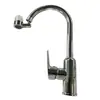 Grifo de Cocina de Acero Inoxidable 304 con Filtro, Grifo para Fregadero Electrochapado Caliente y Frío con Cartucho de Filtro