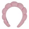 Ventas directas de fábrica Europa y Estados Unidos moda transfronteriza temperamento limpiador facial diadema para maquillaje esponja hecha a mano diadema rizada Amazon en stock