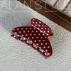 Pinza de garra de acetato estilo coreano Alan, tamaño mediano clásico, para peinados semi-recogidos, accesorio para el cabello tipo pinza de tiburón elegante y exquisito para la parte trasera de la cabeza