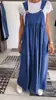 Verano 2024 Nuevo Transfronterizo Europeo y Americano Estación Independiente de Amazon Venta Caliente Vestido de Tirantes de Algodón y Lino para Mujer Vestido Mujer