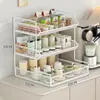 Estante de Almacenamiento para Tazas de Escritorio Multicapa Portavasos de Agua Taza de Té Taza de Café Bandeja de Goteo Soporte de Tazas para el Hogar