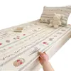 Cubrecama acolchado 100% algodón para dormitorio estudiantil, apto para todas las estaciones, sábana de cama individual 100% algodón, colchón antideslizante 90x190 colchón delgado