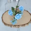 Flor de Rosa Rizada de Fruta de Milán Simulada Decoración de Arreglo Floral de Escritorio de Hotel B&B Hogareño Accesorios para Bodas y Festividades