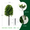 Insertos Populares de Plantas Verdes Artificiales de Amazon, Árboles de Ciprés Pequeños, Bonsái de Ciprés Artificial, Boj, Lavanda, Flores Artificiales, Árboles Artificiales