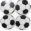 Nova Série de Futebol da Amazon Porta-Copos Temáticos de Futebol Decoração de Festa de Aniversário Porta-Copos Preto e Branco