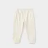 Pantalones de Otoño para Bebé Primavera y Otoño Pantalones de Algodón Puro para Niños como Ropa Interior para Niños y Niñas de un Año Pantalones Largos con Abertura Inferior Pantalones de Dormir para Niños Pequeños Pantalones para Bebé