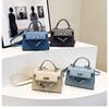 Bolso Cruzado Casual y Versátil, Bolso Cuadrado Pequeño para Viajar, Bolso de Mano de Moda Transfronteriza 2025, Bolso de Hombro Elegante de Alta Gama para Mujer