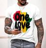 Camiseta de verano con estampado 3D, transpirable, ajustada y con degradado de color, 122