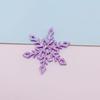 5.5cm Diamante Polvo Dorado Copo de Nieve Chip Transfronterizo Joyería Navideña Material Accesorios para el Cabello Pasador Calzado y Calcetines Accesorios de Decoración