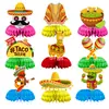 5 de Mayo Decoraciones de Panal Decoraciones para Fiesta de Carnaval Mexicano Decoraciones de Panal Suministros para Decoración de Fiesta de Cumpleaños