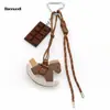 Año del Caballo Nueva Serie Simple Miu Llavero Caballo Mecedora Colgante Pequeño Dibujo Animado Lindo Bolso Nicho Original Colgante para Bolso