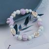Pulseira de Cerâmica Jingdezhen, Novo Estilo Que Não Desbota, Pulseira de Contas Estilo Antigo para Estudantes do Sexo Feminino, Pulseira de Cerâmica Fresca e Moderna