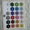 Mcrd Pegatinas de Números de Color de Cuentas Juego Completo de Etiquetas de Números de Color de Cuentas Dodo Pegatinas Pequeñas de Números de Color de Cuentas