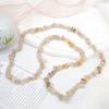 Cuentas sueltas de grava de forma irregular, accesorios de joyería DIY, cuentas de pulsera semiacabadas de grava de cristal de piedra de colores