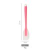 Venta al por mayor de fábrica herramientas para hornear resistentes a altas y bajas temperaturas espátula de silicona para crema de pastel espátula de silicona semipermeable integrada