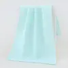 Toalla Fina de Gasa Arrugada Estilo Japonés, Suave, Absorbente, Transpirable, Hidratante, Toalla para Lavado Facial, Color Liso, Sencilla y Amigable con la Piel