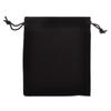 Bolsa de Terciopelo Negra con Cordón Bolsa de Almacenamiento Bolsa de Joyería con Cordón Bolsa de Joyería Cordón de Terciopelo Cordón de Terciopelo Bolsillo con Solapa Pantalones