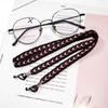 Óculos de pescoço sem metal, estilo coreano, com cordão, retrô, esportivo, para viagem, corda anti-perda