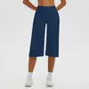 Nuevos shorts de yoga de estilo europeo y americano, con un color cremoso, cintura alta, efecto adelgazante, control de abdomen y un diseño casual y deportivo, perfectos para fitness y yoga.